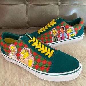 The Simpson’s x Vans Collaboration Old Skool Sneakers Men’s 9 Women’s 10.5